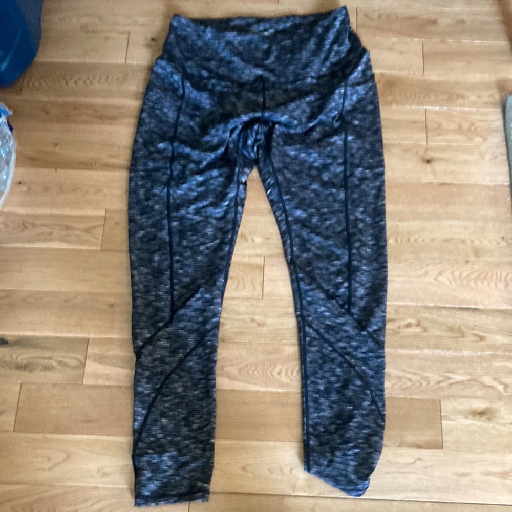 Along Fit black and white stretch pants